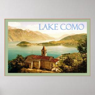 Lake Como ~ Vintage Travel Poster