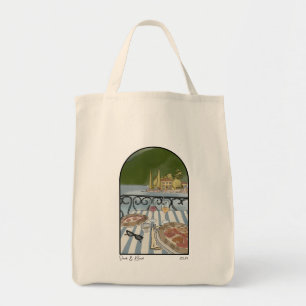 Lake Como Wedding welcome bags. Wedding Favours. Tote Bag