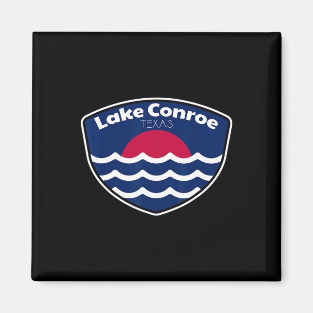 Lake Conroe Texas Fishing  Magnet (Front)