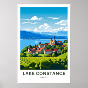 Lake Constance Europe Travel Print