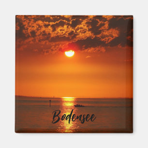 Lake Constance Sunset in Vorarlberg in Austria Magnet
