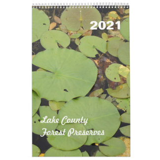 Lake County Forest Preserves 2021 Single Page Calendar