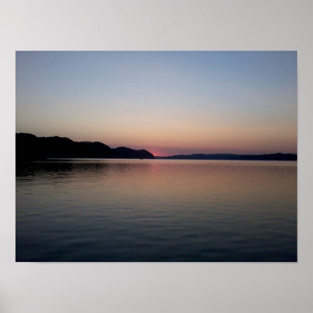 Lake Cumberland Sunrise Poster (Front)