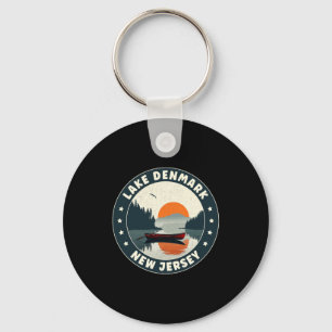 Lake Denmark New Jersey Sunset T Shirt  Key Ring