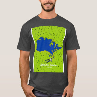Lake DerChantecoq map T-Shirt