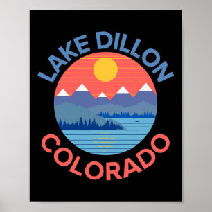 Lake Dillon Colorado Fishing Hiking Boating  Poster