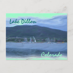 Lake Dillon Colorado postcard