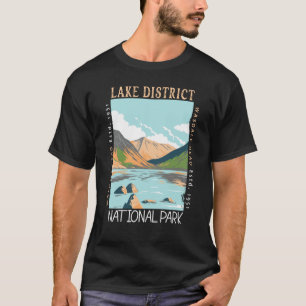 Lake District National Park England Distressed T-Shirt