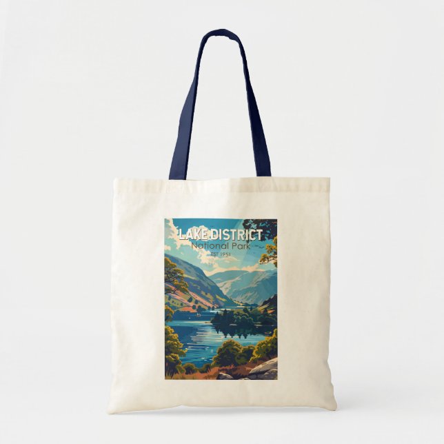Lake District National Park England Travel Art Tote Bag (Front)