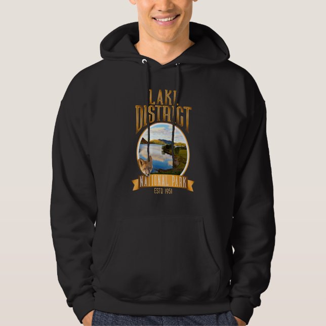 Lake District National Park English Countryside Cu Hoodie (Front)