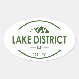 Lake District National Park Oval Sticker