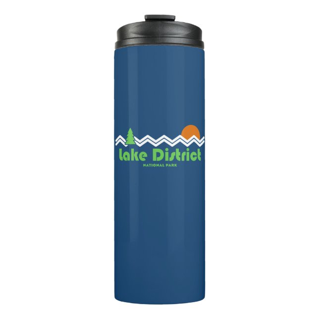 Lake District National Park Retro Thermal Tumbler (Front)