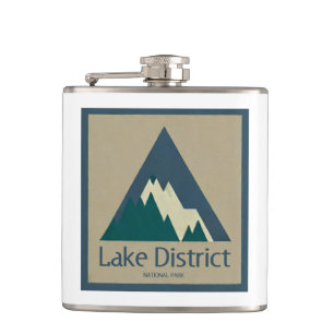 Lake District National Park Rustic Hip Flask