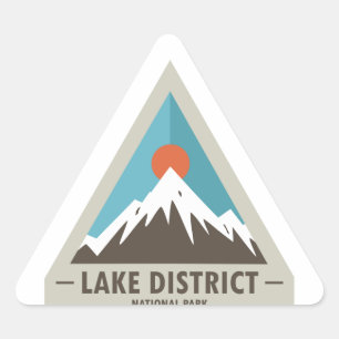 Lake District National Park Triangle Sticker