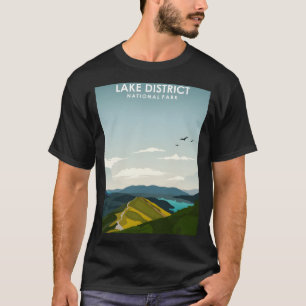 Lake District National Park Vintage Minimal Trave T-Shirt