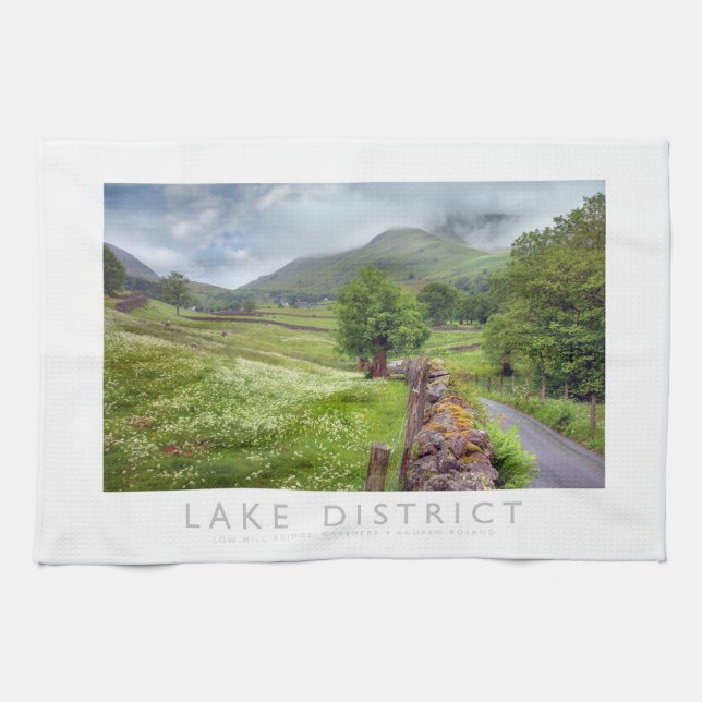 Lake District Tea Towel (Horizontal)