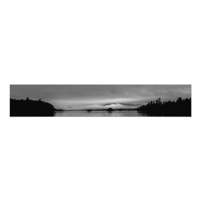 Lake District, Windermere Panorama Photo Print (Front)
