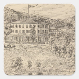 Lake Dunmore House in Salisbury Square Sticker