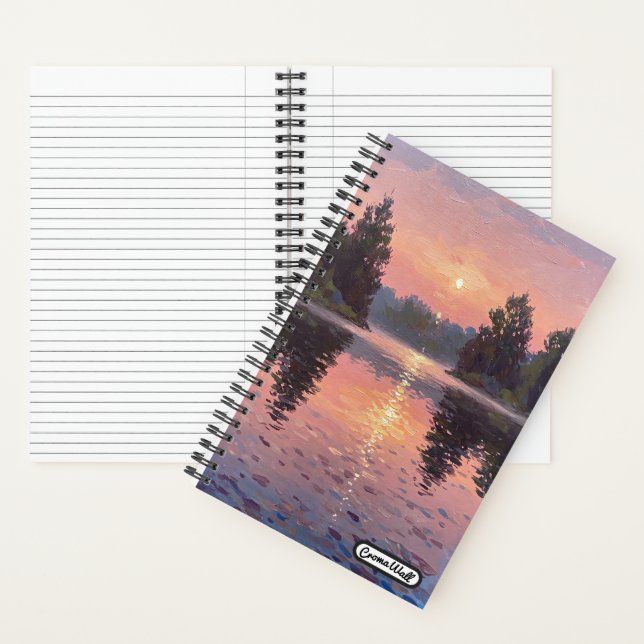 Lake During Dusk Notebook (Inside)