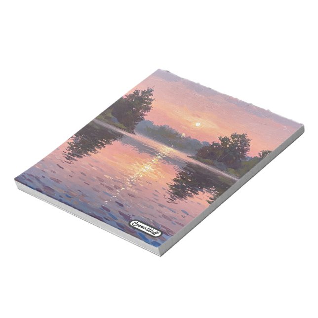Lake During Dusk Notepad (Rotated)