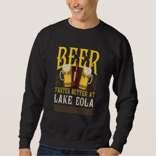 Lake Eola Lake Life Beer Tastes Better At The Lake Sweatshirt