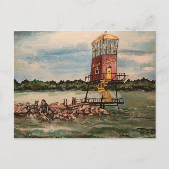 Lake Erie Causeway, Sandusky, Ohio Postcard (Front)