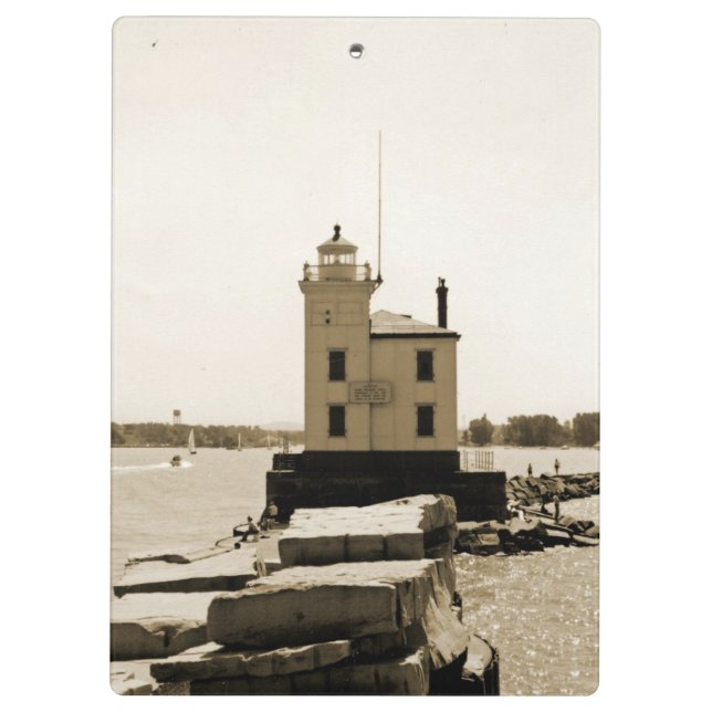 Lake Erie Lighthouse Clipboard (Back)
