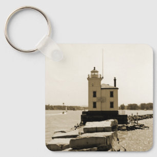 Lake Erie Lighthouse Key Ring