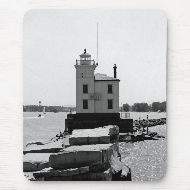 Lake Erie Lighthouse Mouse Pad (Front)