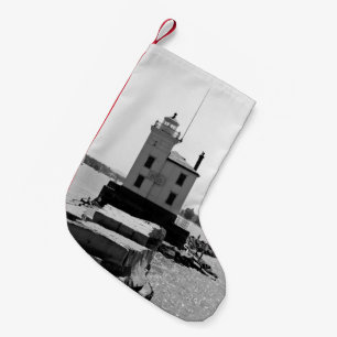 Lake Erie Lighthouse Small Christmas Stocking