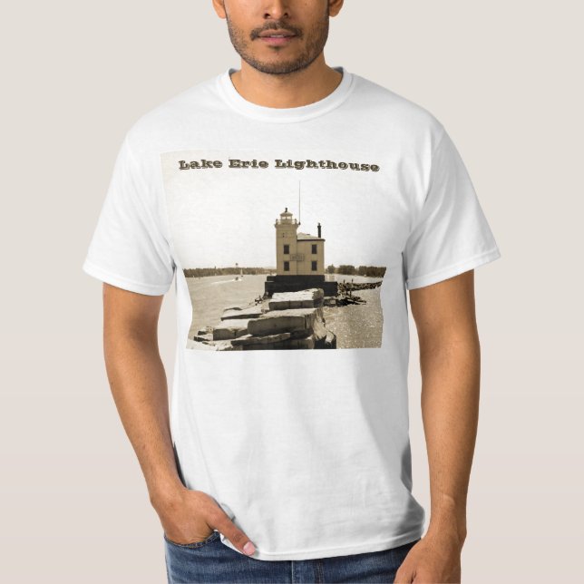 Lake Erie Lighthouse T-Shirt (Front)