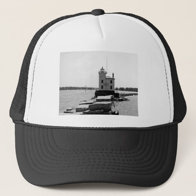 Lake Erie Lighthouse Trucker Hat (Front)