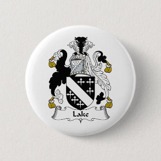 Lake Family Crest 6 Cm Round Badge
