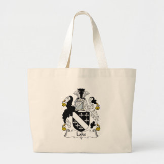 Lake Family Crest Large Tote Bag