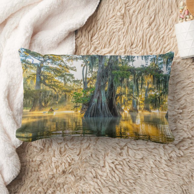 Lake Fausse Pointe State Park Lumbar Cushion (Blanket)
