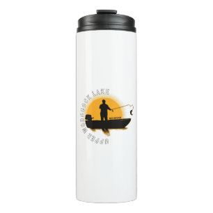  Lake Fishing Michigan Thermal Tumbler