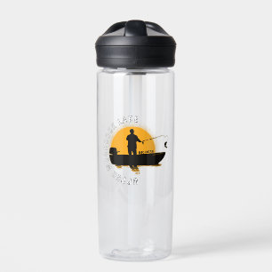 Lake Fishing Michigan Water Bottle