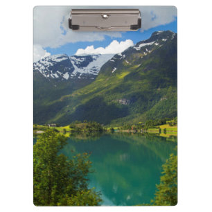 Lake Floen scenic, Norway Clipboard