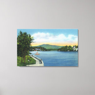Lake Flower, Scarface Mt in Distance Canvas Print