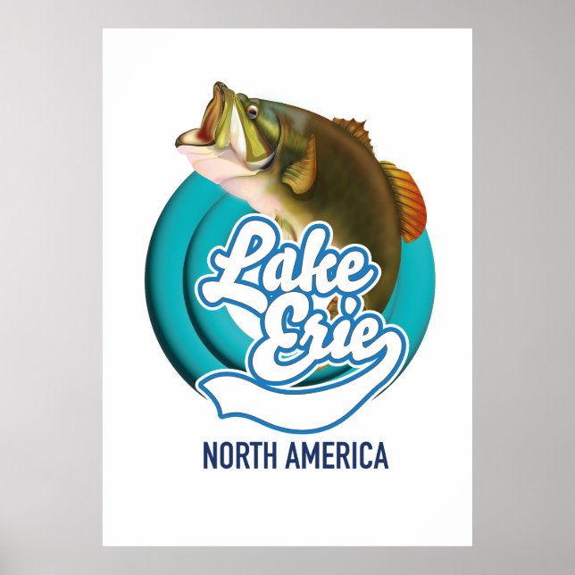 Lake Fork Texas Fishing logo. Poster (Front)