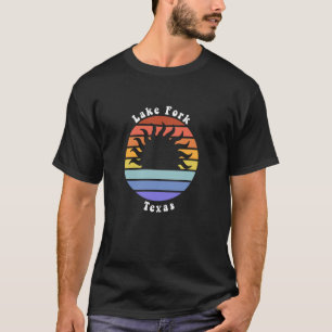 Lake Fork Texas TX Sunrise and Sunset Souvenir Vac T-Shirt