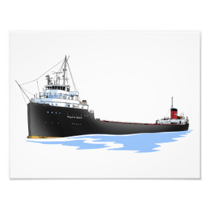 Lake freighter Willis B. Boyer Republic Steel Photo Print