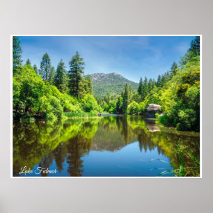 Lake Fulmor Reflection – San Jacinto Forest Print
