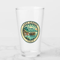 Lake Garda Italy Illustration Travel Art Badge