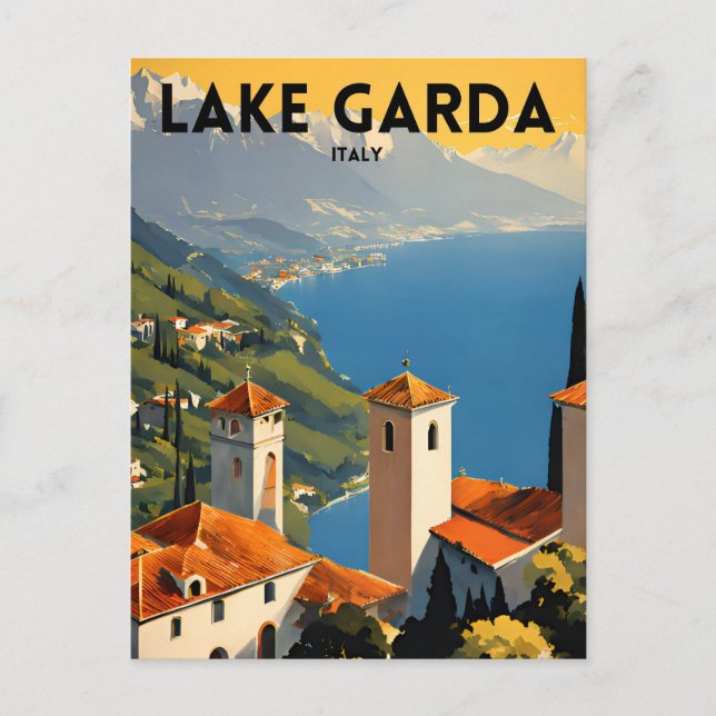 Lake Garda Italy Postcard (Front)