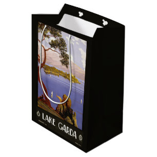 Lake Garda Italy Vintage Travel gift bags