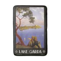 Lake Garda Italy Vintage Travel Poster bath mats