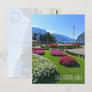 Lake Garda Mountain Scene Vacation Souvenir Postcard