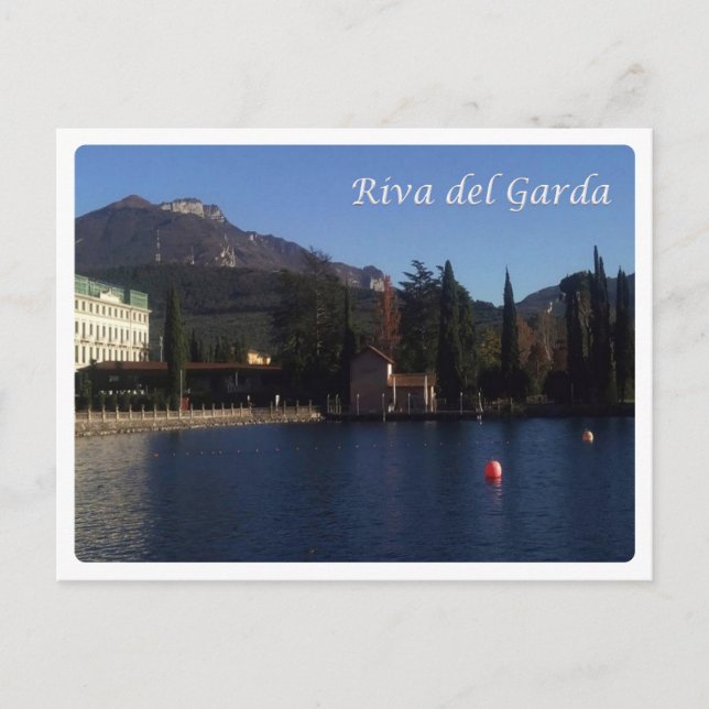Lake Garda - Riva del Garda - Trentino Alto Adige Postcard (Front)