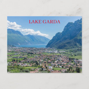 Lake Garda Riva del Garda view postcard